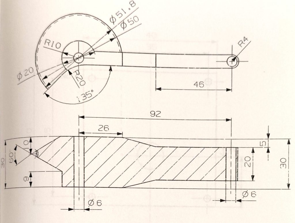 Schneckenrad mit Verbinder